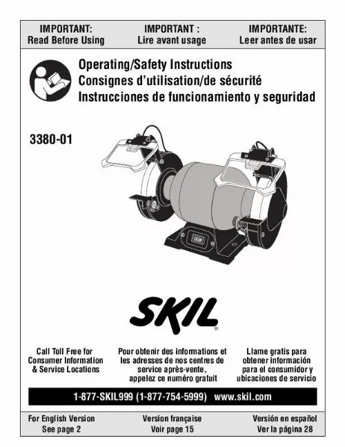 Mode d'emploi SKIL 3380-01