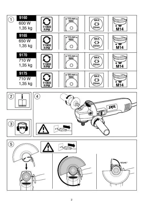 Mode d'emploi SKIL 9165