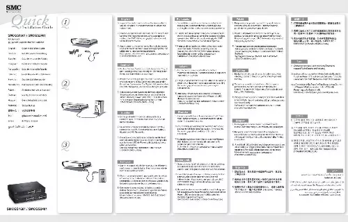 Mode d'emploi SMC GS1601