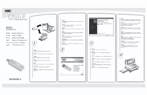 Mode d'emploi SMC WUSB-G