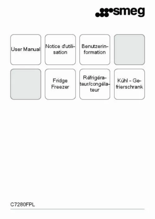 Mode d'emploi SMEG C7280FPL