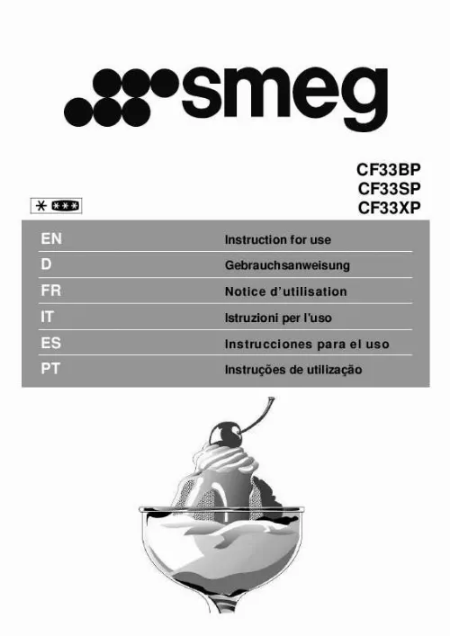 Mode d'emploi SMEG CF33BP