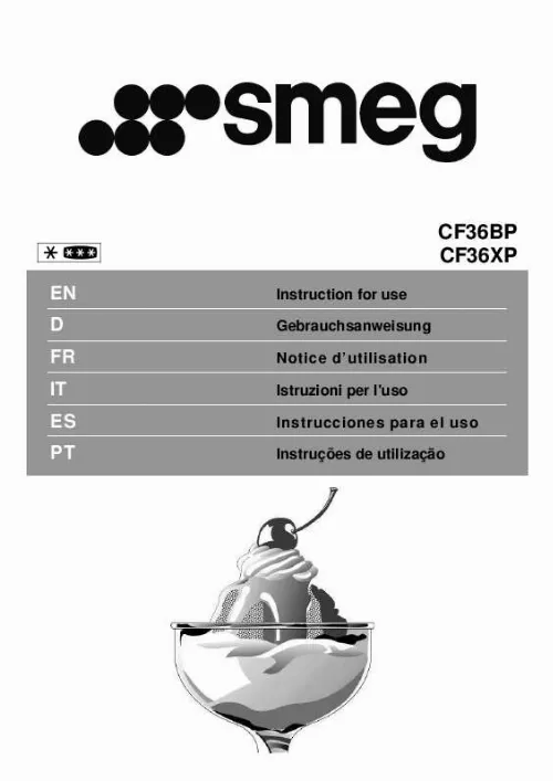Mode d'emploi SMEG CF36BP