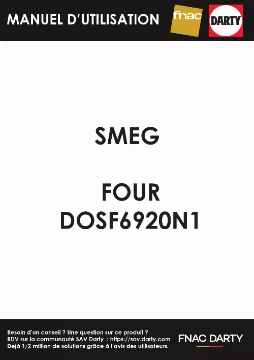Mode d'emploi SMEG DOSF6920N