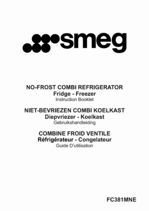 Mode d'emploi SMEG FC381MNE