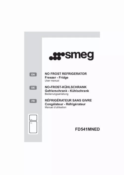 Mode d'emploi SMEG FD541MNED