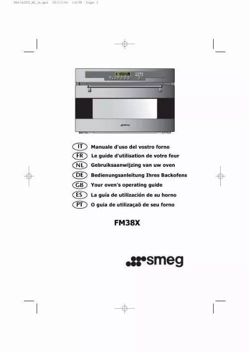 Mode d'emploi SMEG FM38X