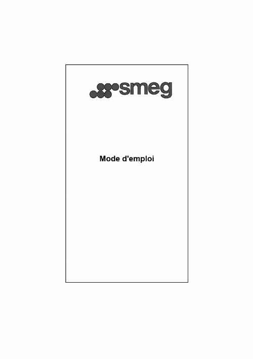 Mode d'emploi SMEG KCV60BE2