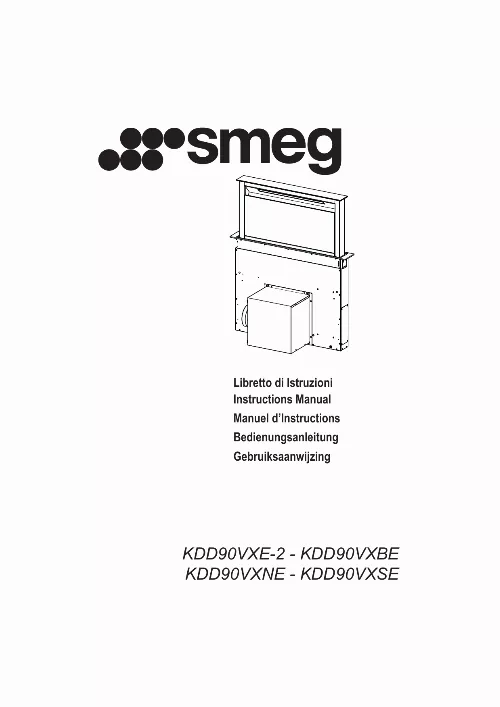 Mode d'emploi SMEG KDD90VXNE