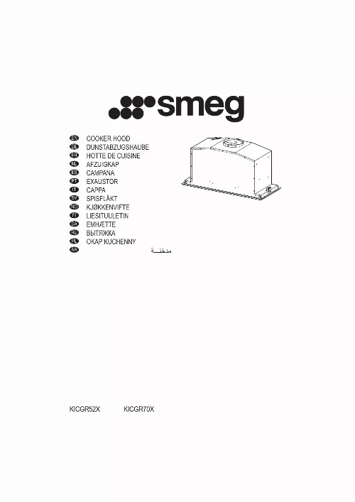 Mode d'emploi SMEG KICGR70X