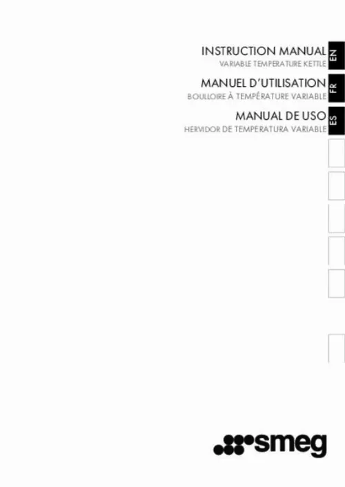 Mode d'emploi SMEG KLF02PKUS