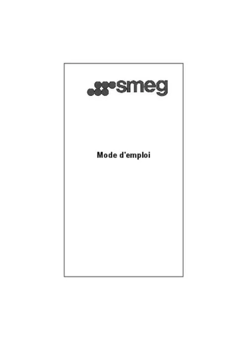 Mode d'emploi SMEG KPF9AN