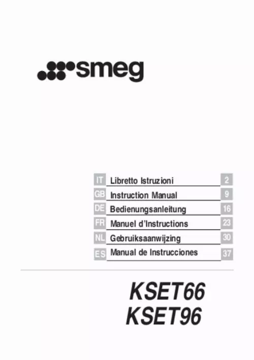 Mode d'emploi SMEG KSET96