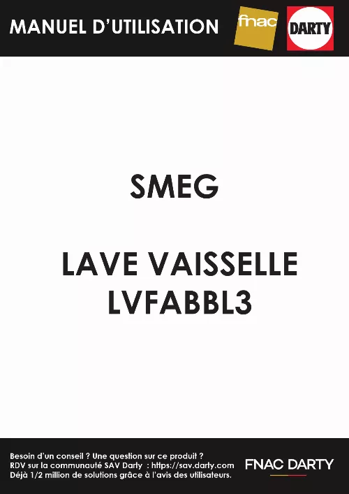 Mode d'emploi SMEG LVFABBL3