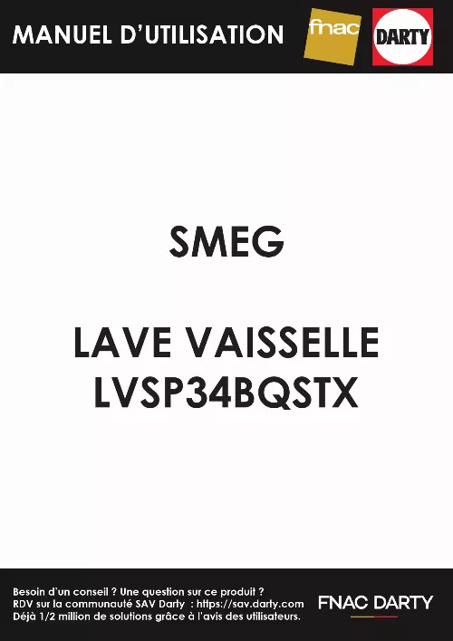 Mode d'emploi SMEG LVSP34BQSTX