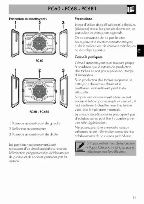 Mode d'emploi SMEG PC681