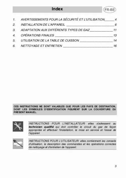 Mode d'emploi SMEG PLFD1761V