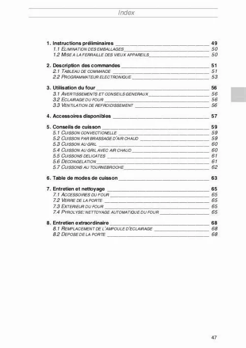 Mode d'emploi SMEG S2010MAZ1