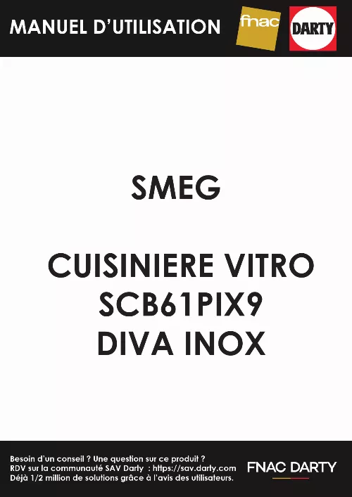 Mode d'emploi SMEG SCB61PIX9
