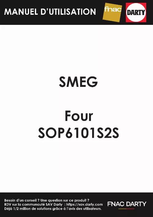 Mode d'emploi SMEG SOP6101S2S