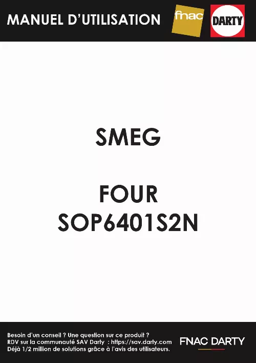Mode d'emploi SMEG SOP6401S2N