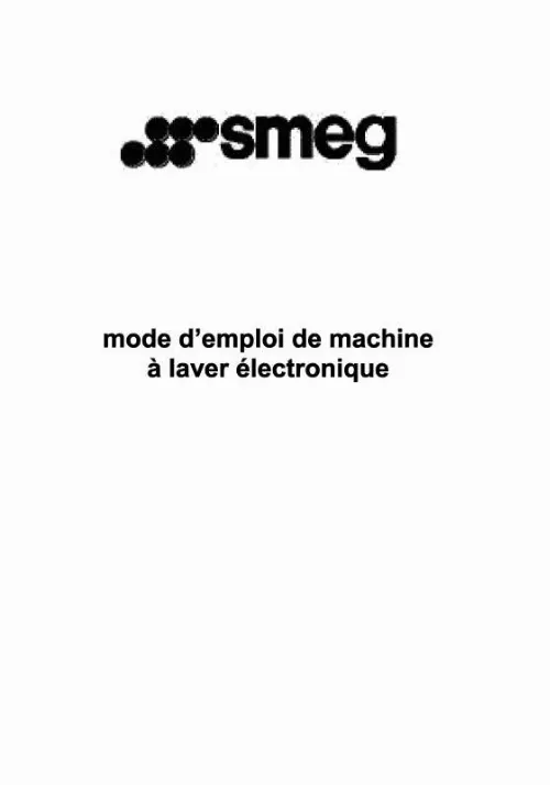 Mode d'emploi SMEG SWM50T