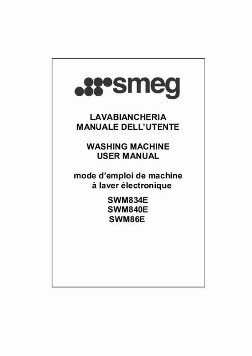 Mode d'emploi SMEG SWM86E