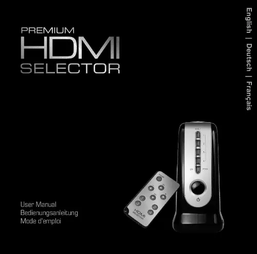 Mode d'emploi SNAKEBYTE PREMIUM HDMI SELECTOR