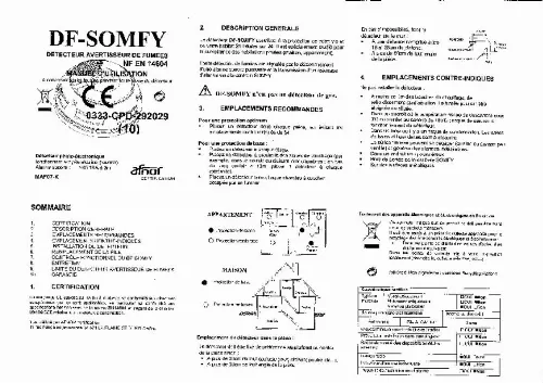 Mode d'emploi SOMFY 2400443