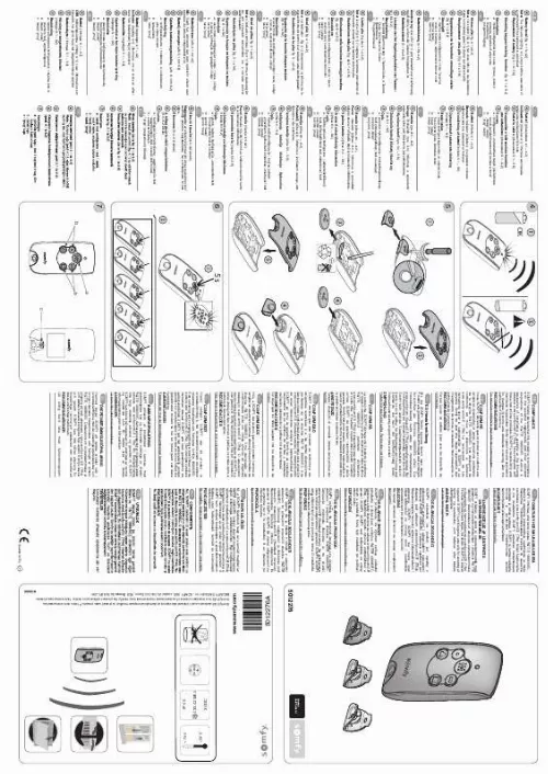 Mode d'emploi SOMFY KEYTIS 4