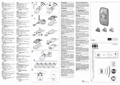 Mode d'emploi SOMFY RTS KEYTIS 4