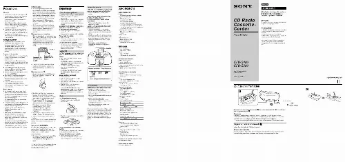 Mode d'emploi SONY CFD-S400
