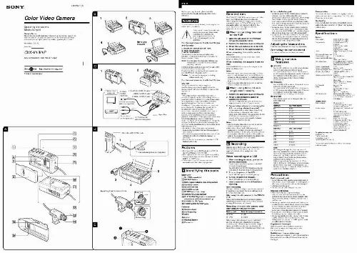 Mode d'emploi SONY CVX-V1P