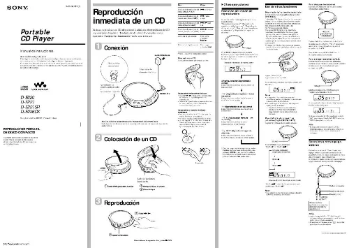 Mode d'emploi SONY D-E220