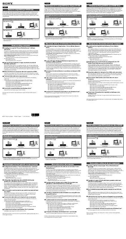 Mode d'emploi SONY HANDYCAM HDR-UX5