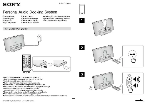 Mode d'emploi SONY ICF-CS15IP