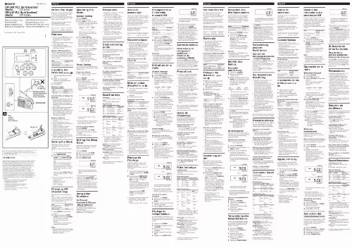 Mode d'emploi SONY ICF-M260LS