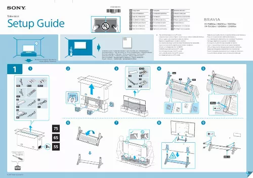 Mode d'emploi SONY KD55XF8096