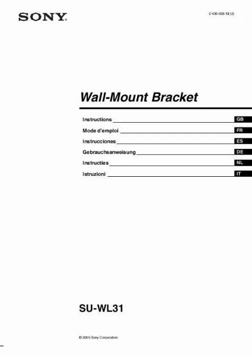 Mode d'emploi SONY BRAVIA KLV-S23A10