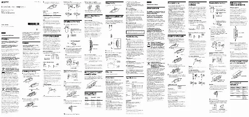 Mode d'emploi SONY MDR-NC100D