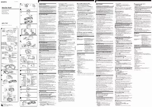 Mode d'emploi SONY MPK-THC