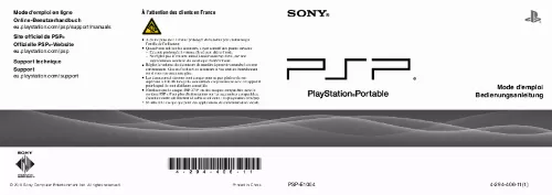 Mode d'emploi SONY PSP STREET