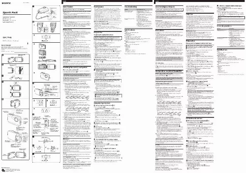 Mode d'emploi SONY SPK-THB