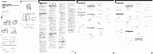 Mode d'emploi SONY TCM-500DV