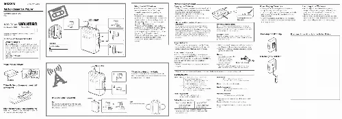 Mode d'emploi SONY WM-FX141