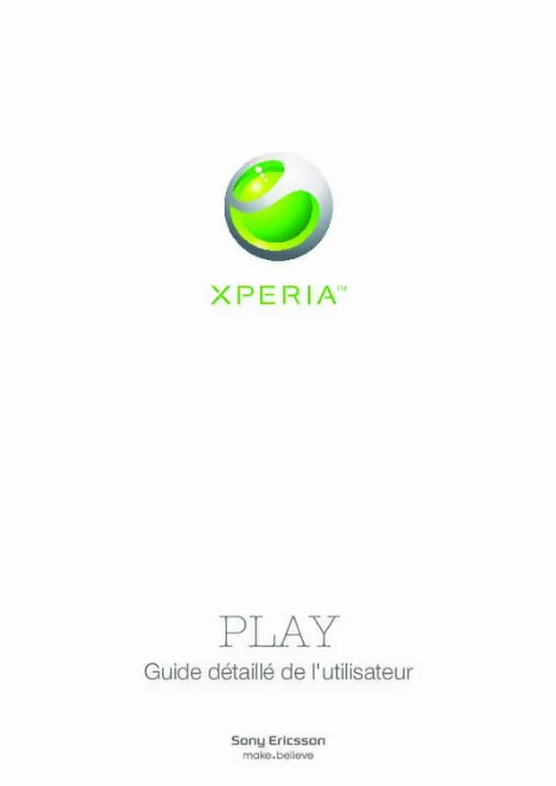 Mode d'emploi SONY XPERIA PLAY