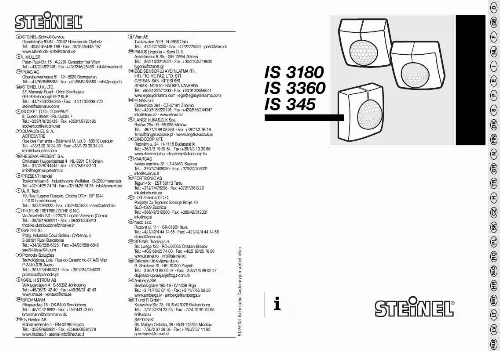 Mode d'emploi STEINEL IS 3360
