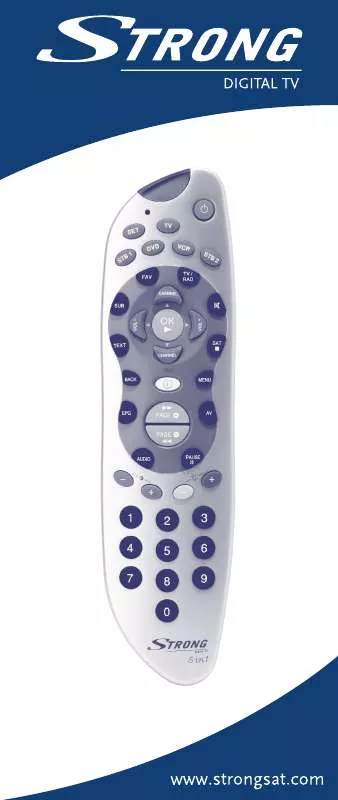 Mode d'emploi STRONG 5-IN-1 REMOTE