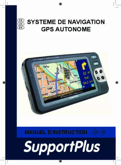 Mode d'emploi SUPPORT PLUS SP-GPS22A-0953