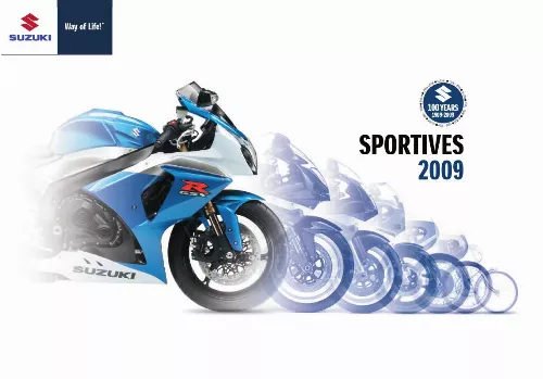 Mode d'emploi SUZUKI GSX-R750